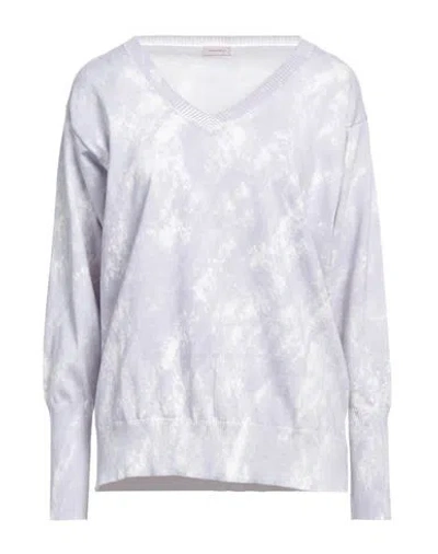 Rossopuro Woman Sweater Light Grey Size L Cotton