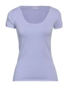 Rossopuro Woman Sweater Lilac Size 10 Cotton, Polyester In Purple
