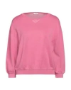 Rossopuro Woman Sweater Magenta Size Xl Cotton In Magenta