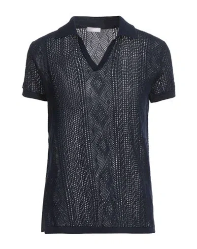Rossopuro Woman Sweater Midnight Blue Size M Cotton