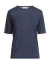 Rossopuro Woman Sweater Navy Blue Size 3 Cotton