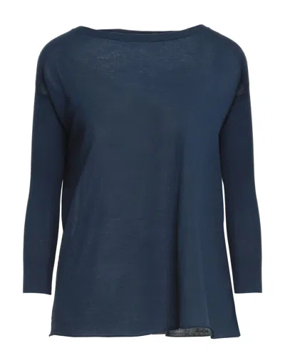 Rossopuro Sweaters In Navy Blue