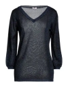 Rossopuro Sweaters In Navy Blue