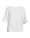 Rossopuro Woman Sweater Off White Size Xs Linen In Off White