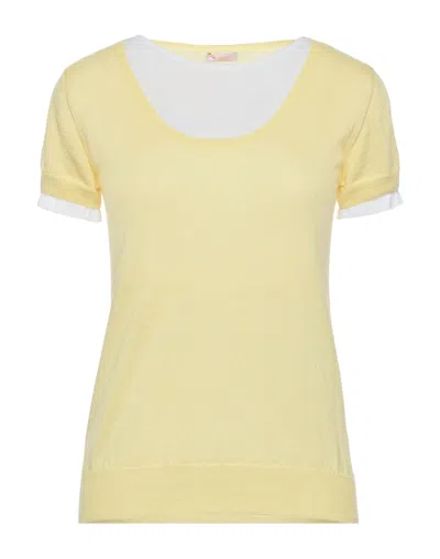 Rossopuro Sweaters In Light Yellow