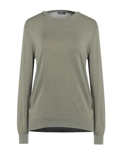Rossopuro Woman Sweater Sage Green Size 10 Cotton