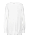 Rossopuro Woman Sweater White Size L Cotton