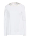 Rossopuro Woman Sweater White Size S Cotton In White
