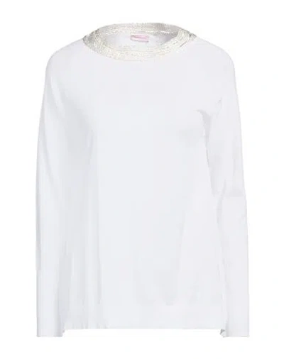 Rossopuro Woman Sweater White Size S Cotton