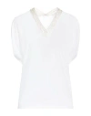 Rossopuro Woman Sweater White Size Xs Cotton In White
