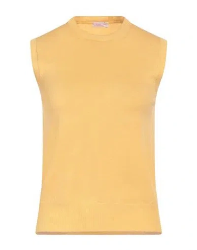 Rossopuro Woman Sweater Yellow Size 12 Wool
