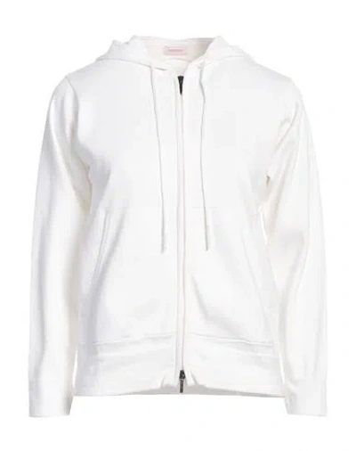 Rossopuro Woman Sweatshirt White Size S Cotton