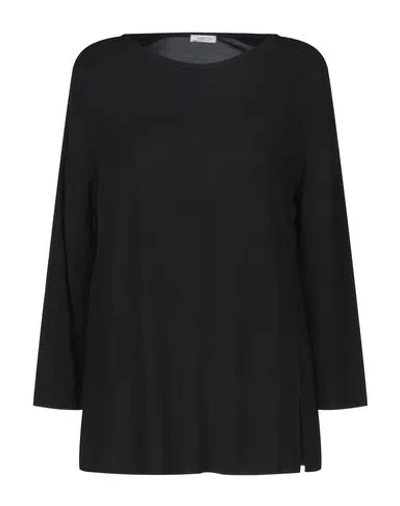 Rossopuro Woman T-shirt Black Size Xxl Viscose