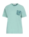 Rossopuro Woman T-shirt Green Size 14 Cotton In Green