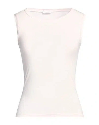 Rossopuro Woman T-shirt Light Pink Size Xs Modal, Polyamide