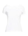 Rossopuro Woman T-shirt Off White Size 4 Cotton