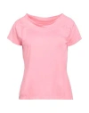 Rossopuro Woman T-shirt Pink Size 14 Cotton