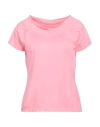 Rossopuro Woman T-shirt Pink Size 14 Cotton In Pink