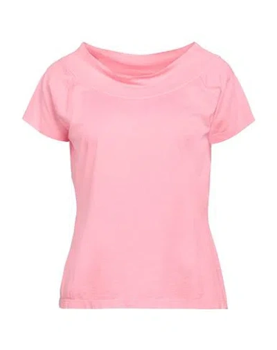 Rossopuro Woman T-shirt Pink Size 14 Cotton