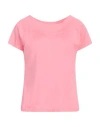 Rossopuro Woman T-shirt Pink Size 14 Cotton In Pink