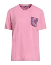 Rossopuro Woman T-shirt Pink Size 14 Cotton