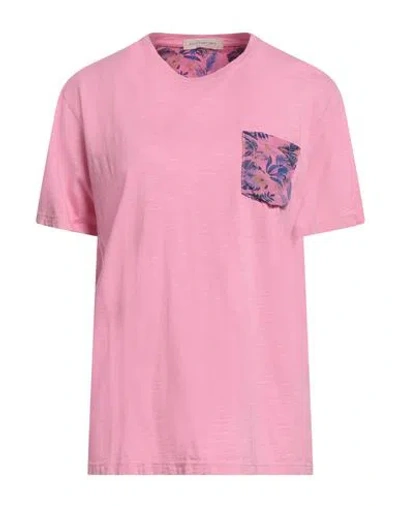 Rossopuro Woman T-shirt Pink Size 14 Cotton