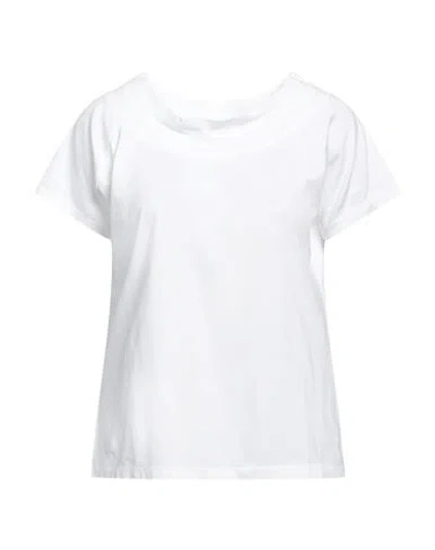 Rossopuro Woman T-shirt White Size 14 Cotton