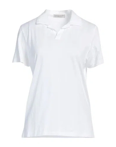 Rossopuro Woman T-shirt White Size 7 Cotton