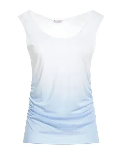 Rossopuro Woman Tank Top White Size S Modal, Polyamide