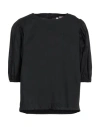 Rossopuro Woman Blouse Black Size 8 Cotton