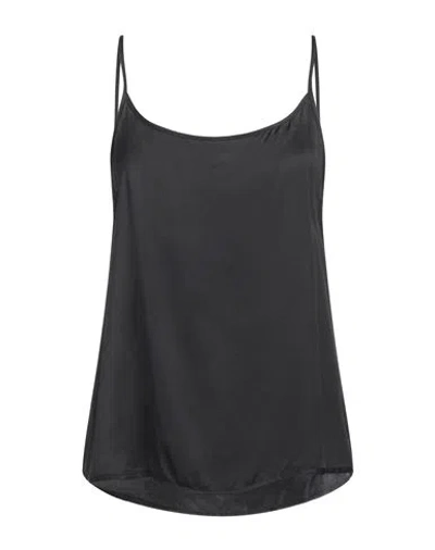 Rossopuro Woman Top Black Size Xs Viscose