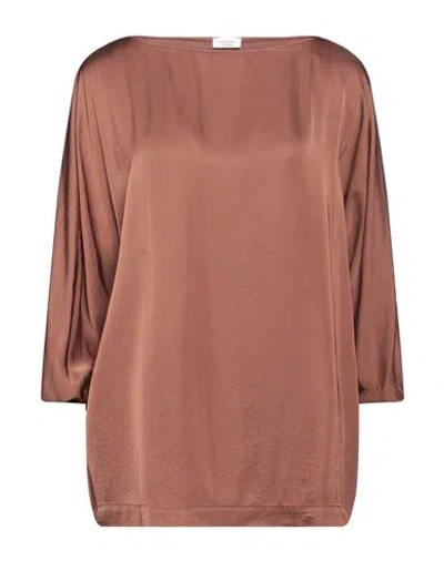Rossopuro Woman Top Brown Size S Viscose
