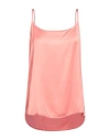 ROSSOPURO ROSSOPURO WOMAN TOP CORAL SIZE S VISCOSE