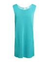 Rossopuro Woman Top Emerald Green Size L Viscose In Green