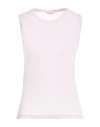 Rossopuro Woman Top Light Pink Size L Modal, Polyamide In Pink