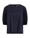 Rossopuro Woman Top Midnight Blue Size 10 Cotton