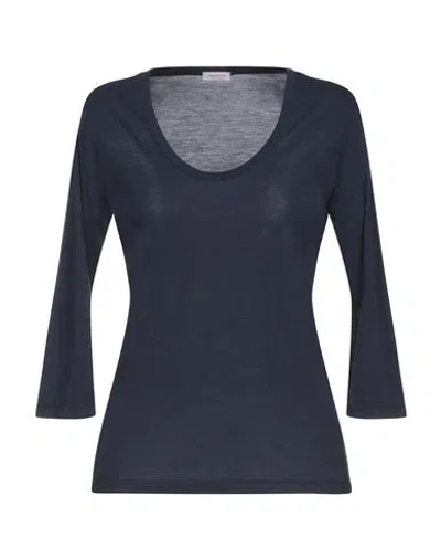 Rossopuro Woman Top Midnight Blue Size Xxl Modal, Polyamide