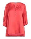 Rossopuro Blouses In Tomato Red
