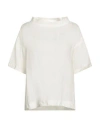 Rossopuro Woman Top White Size L Linen