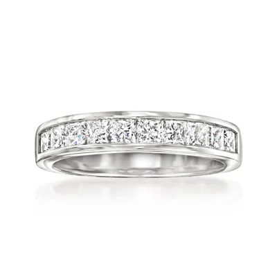 Ross-simons 1.00 Ct. T.w. Channel-set Lab Grown Diamond Ring In 14kt White Gold