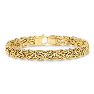 Ross-simons 10kt Yellow Gold Byzantine Bracelet