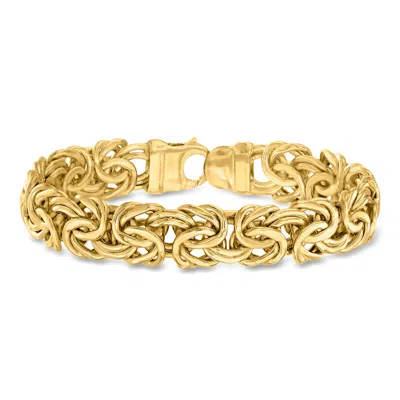 Ross-simons 10kt Yellow Gold Byzantine Bracelet