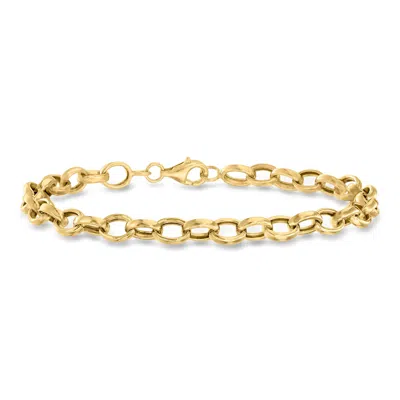 Ross-simons 10kt Yellow Gold Cable-link Bracelet