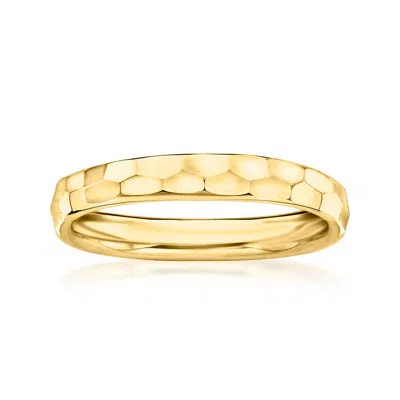 Ross-simons 10kt Yellow Gold Hammered Ring