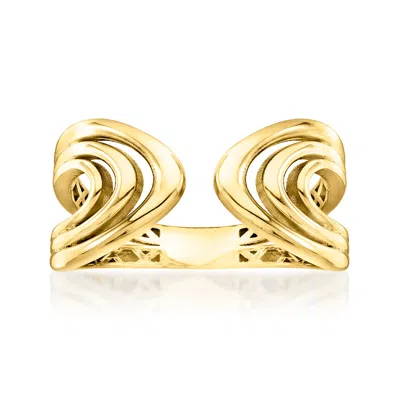 Ross-simons 10kt Yellow Gold Open-space Cuff Ring