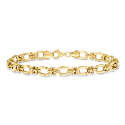 Ross-simons 10kt Yellow Gold Oval-link Bracelet