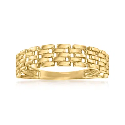 Ross-simons 10kt Yellow Gold Panther-link Ring
