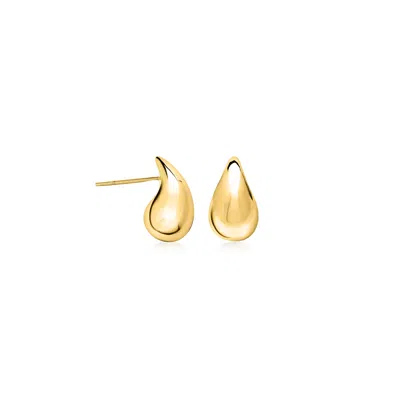Ross-simons 10kt Yellow Gold Teardrop Earrings