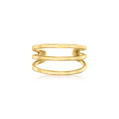 Ross-simons 10kt Yellow Gold Three-row Single Ear Cuff