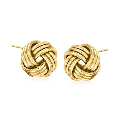 Ross-simons 14kt Yellow Gold Love Knot Earrings